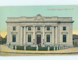 Divided-back POST OFFICE SCENE Niagara Falls New York NY AF1180