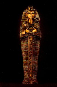 Egyptian Museum Cairo Canopic Coffin Dynasty XVIII Reign Of Tutankhamun