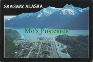 America Postcard - Aerial View of Skagway, Alaska  RRR1092