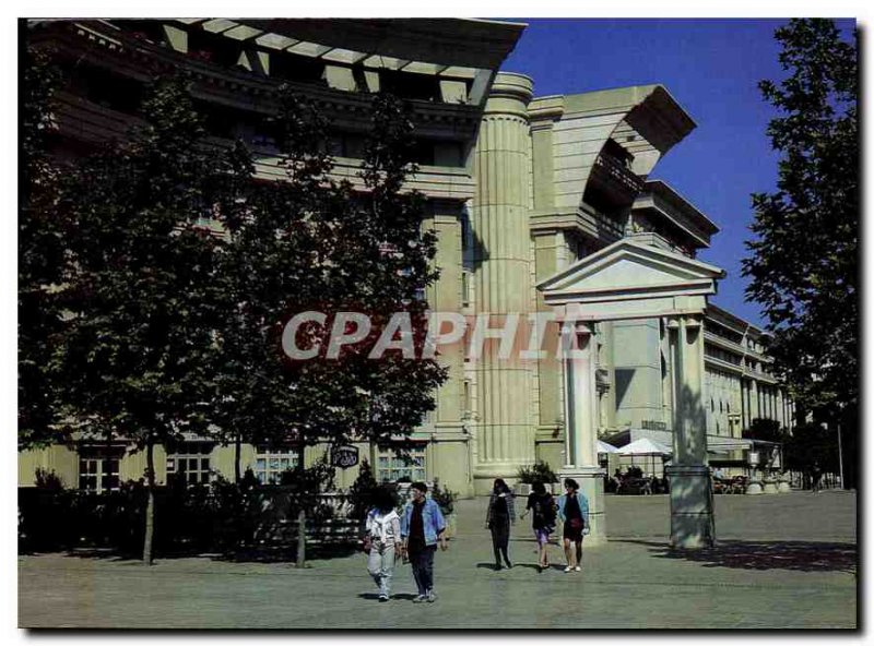 Postcard Modern in Montpellier Antigone architect Ricardo Bofill