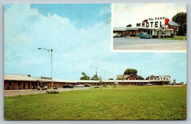 The Penn Motel - Harrisburg, Pennsylvania  - Postcard