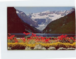 Postcard Lake Louise and Victoria Glacier, Banff National Park, Canada