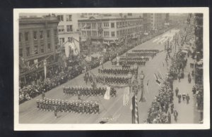 RPPC VANCOUVER BRITISH COLUMIA WW1 CELEBRATION PARRADE REAL PHOTO POSTCARD