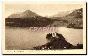 Old Postcard Lac D & # 39Annecy Chateau De Duingt And Talloires