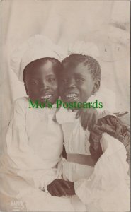 Children Postcard - Two Happy Smiling South African Children RS29150