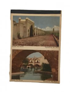 Vintage Tarjeta Postal Tequesquitengo, Mexico Unposted Postcard Folder Board