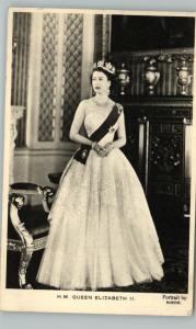 Queen Elizabeth Portrait Postcard