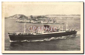 Old Postcard Boat Steamers Mixed Ferdinand de Lesseps Pierre Loti La Bourdonn...