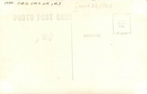 Postcard RPPC 1950s Kansas Neodesha M.E. Church roadside 23-11135