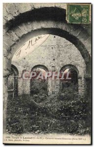 Old Postcard Temple Lanlef Romanesque Byzantine Column