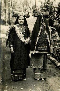 indonesia, SUMATRA, Beautiful Minangkabau Women (1910s) RPPC Postcard