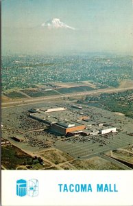 Postcard Aerial View of Tacoma Mall in Tacoma, Washington