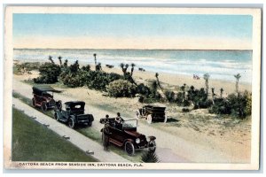 c1920's Daytona Beach From Seaside Inn Daytona Florida Unposted Vintage Postcard