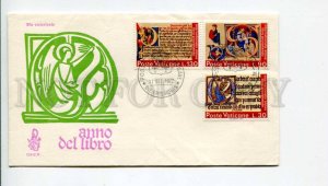 293174 Vatican 1972 year First Day COVER year of the book