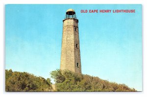 Old Cape Henry Lighthouse Virginia Beach Virginia Postcard