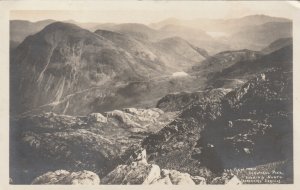 VIEW FROM SCAFELL PIKE LOOKING NORTH, The Lake District - Vintage POSTCARD