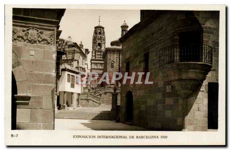 Old Postcard Spain Espana Spain Exposicion Internacional Barcelona 1929