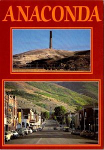 Anaconda, MT Montana  STREET SCENE~City Drugs & Van Meels  STACK  4X6 Postcard