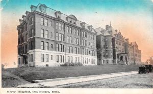 DES MOINES, IA Iowa            MERCY HOSPITAL         1910 Postcard