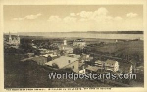 Town seen from the Hill Ste Anne De Beaupre Canada Unused 