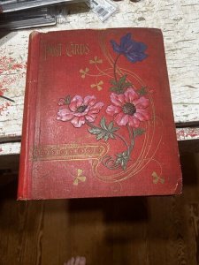 VINTAGE VICTORIAN POSTCARDS POSTCARD ALBUM 9X11 WILL HOLD APPROX. 280 CARDS