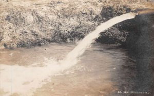 South Dakota Artesian Well Real Photo Vintage Postcard AA80899