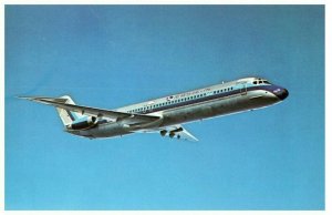 Eastern Air Lines McDonnell Douglas DC 9 51 Airplane Postcard