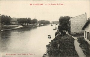 CPA LIBOURNE - Les Bords de l'Isle (140158)