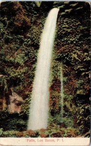 1917 Los Banos Falls Los Banos Phillipines Postcard