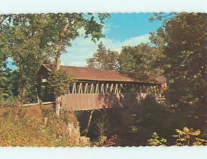 Unused Pre-1980 COVERED BRIDGE Meriden New Hampshire NH v5559
