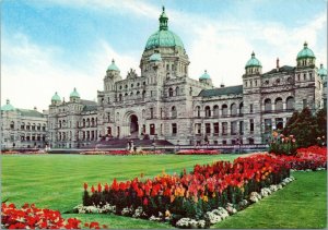 postcard Victoria BC Canada - Parliament Buildings