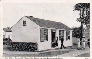 Michigan Dearborn Post Office Greenfield Village The Edison Institute 1941