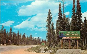 Lost Trail Pass, Montana, Welcome Sign, US Highway 93, Colourpicture P53102