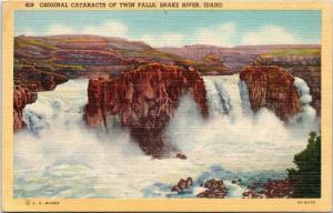 Original Cataracts of Twin Falls, Snake River, Idaho