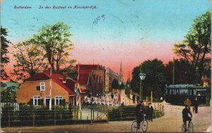 Netherlands Rotterdam In Den Rustwat en Koningerdijk Vintage Postcard C175