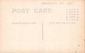 F11/ Fremont Ohio RPPC Postcard c1913 Flood Disaster River 2