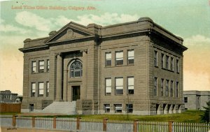 Postcard Land Titles Office Building Calgary Alberta Canada