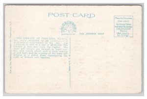 Washington D. C. Library Of Congress Postcard