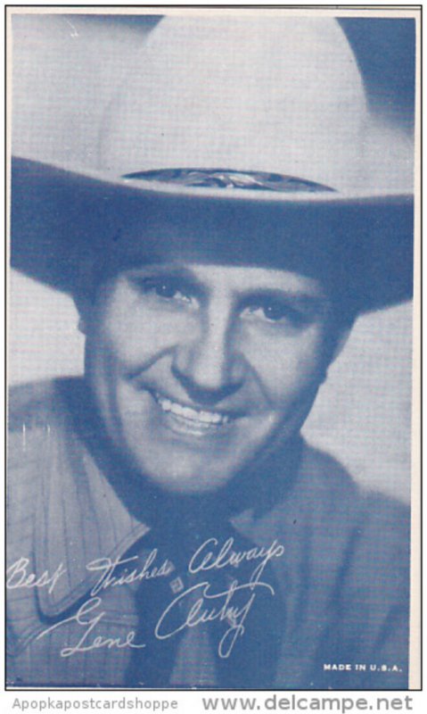 Cowboy Arcade Card Gene Autry