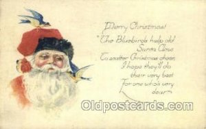 Christmas  Santa Claus 1922 postal used 1922