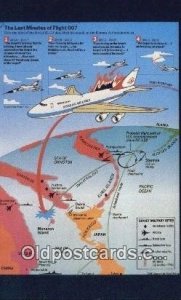 Korean Air Liner Flight 007 US Shot Down By Soviet Su-15 Military Unused 