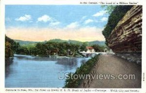 Elk River - Noel, Missouri MO Postcard