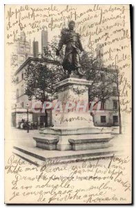 Postcard Old Lyon Statue Sergeant Blandan