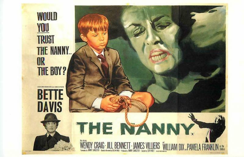 Postcard of The Nanny Bette Davis Movie