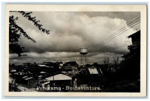 B/W RPPC Postcard Panorama Rio de Janeiro Brasil 1960