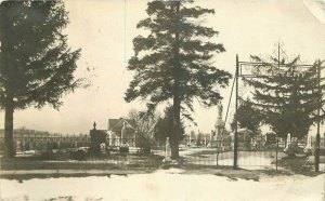 1916 Gladbrook Iowa Chapel Hill Cemetery Entrance RPPC Photo Postcard