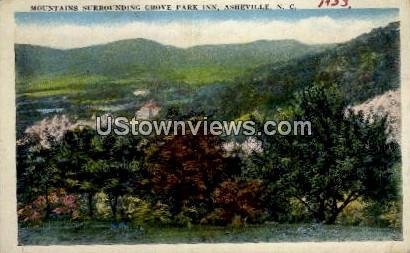 Mountains Surrounding Grove Park Inn in Asheville, North Carolina