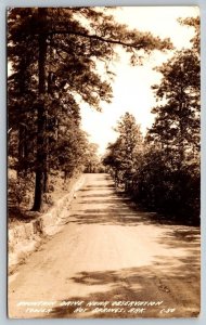 RPPC  Mountain Drive  Hot Springs  Arkansas  Observation Tower  Postcard  c1930