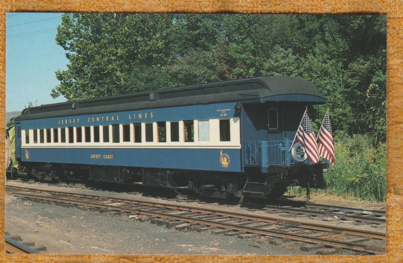 Jersey Central Lines Train Postcard Whippany Railway Museum