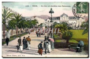 Postcard Old Nice Casino and Palm Gardens